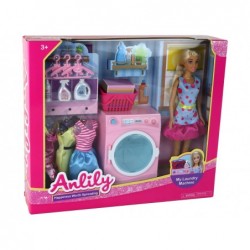 Anlily Doll Laundry Accessory Set XXL Washing Machine