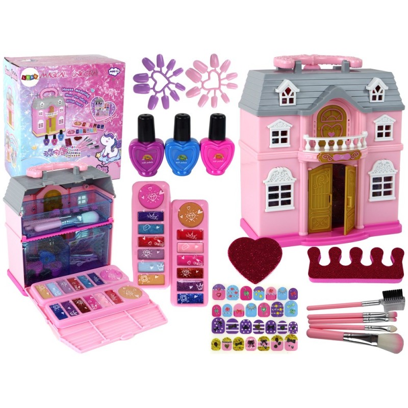 Cosmetics Set Accessories Pink House