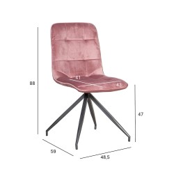 Chair RIMINI pink