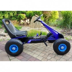 A-15 Go-Cart Blue Pumped Wheels