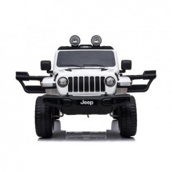 Jeep Wrangler Rubicon White - Electric Ride On Car