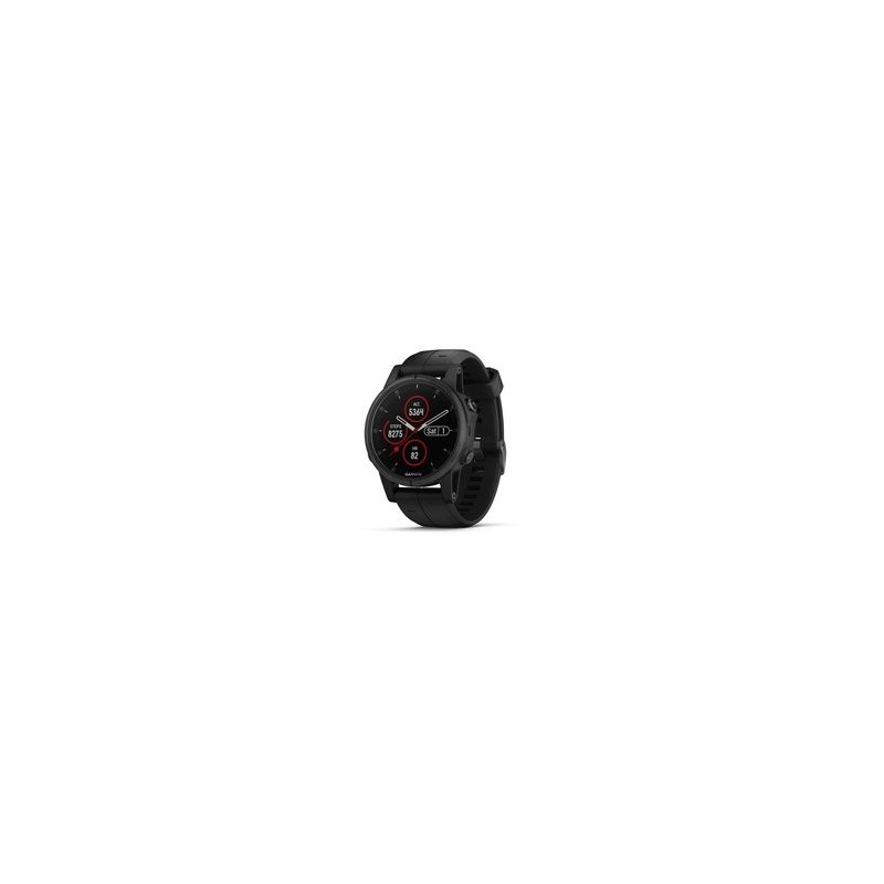 fenix 5S Plus,Sapphire,Black w/Black Band,GPS Watch,EMEA