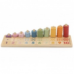 VIGA PolarB Wooden Abacus Sorter Learning Numbers Montessori