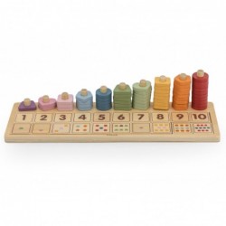 VIGA PolarB Wooden Abacus Sorter Learning Numbers Montessori