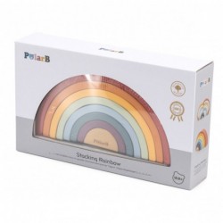 VIGA PolarB Wooden Rainbow Puzzle Creative Montessori Blocks
