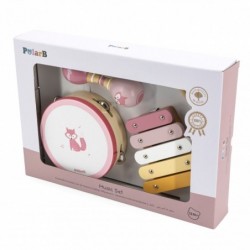 VIGA PolarB Set of Musical Instruments Pink