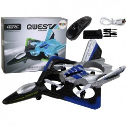 Airplane Fighter R/C Silver Blue