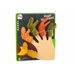 Finger Puppets Dinosaurs Animals 5 pcs.