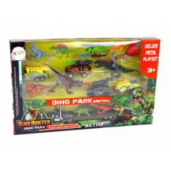 Helicopter Dinosaurs Vehicle Set 8 Colorful Pcs