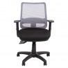 Task chair SAGA black grey