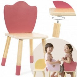 CLASSIC WORLD Pastel Grace Highchair for Children 3+ (Tulip)