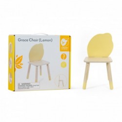 CLASSIC WORLD Pastel Grace Highchair for Children 3+ (Lemon)