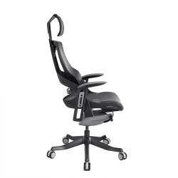 Task chair WAU grey black