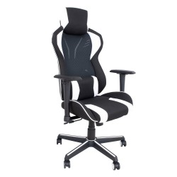 Gaming chair MASTER 2 black white