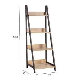 Riiul STEP 52x48xH146,5cm, tamm