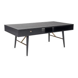 Coffee table LUXEMBOURG 115x60xH45cm, black