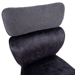 Chair EDDY dark grey