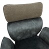 Chair EDDY with armrests, green