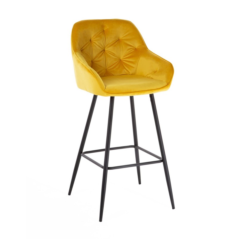 Bar chair BRITA yellow