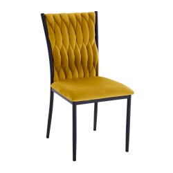 Chair EMORY golden yellow