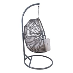 Hanging chair FOLDY dark grey