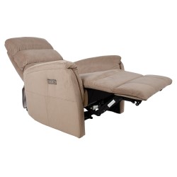Recliner armchair BARCLAY, light brown