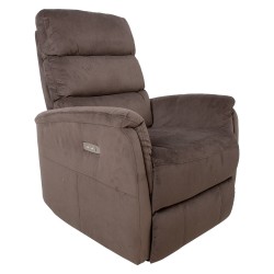 Recliner armchair BARCLAY, brown