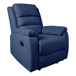 Recliner armchair MANUEL dark blue