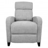 Recliner armchair ENIGMA, light grey