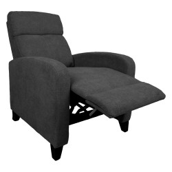 Recliner armchair ENIGMA, dark grey