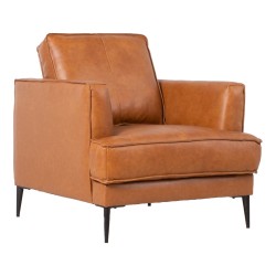 Кресло LEO 80x86xH85см, светло-коричневый