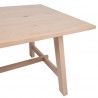 Dining table BERGEN 220x95xH75cm, light oak