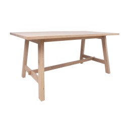 Dining table BERGEN 180x95xH75cm, light oak