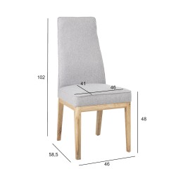 Tool PRESTON 46x58,5xH102cm, hall