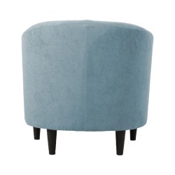 Armchair WESTER greyish blue