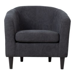 Armchair WESTER dark grey