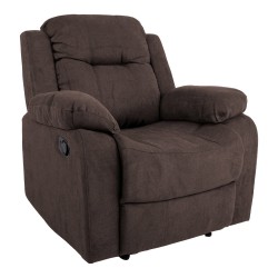 Armchair DIXON recliner, brown