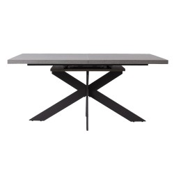Обеденный стол EDDY 160 200x90xH76см, серый меламин