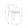 Chair BUTTERFLY white