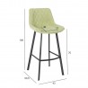 Bar chair NAOMI light green