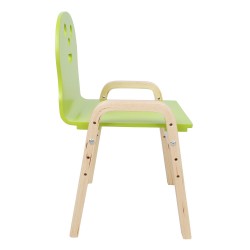 Kids chair HAPPY green