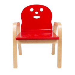 Kids chair HAPPY red