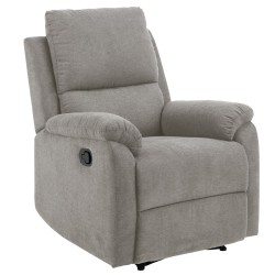 Кресло-реклайнер SABIA с откидной спинкой, светло-серый