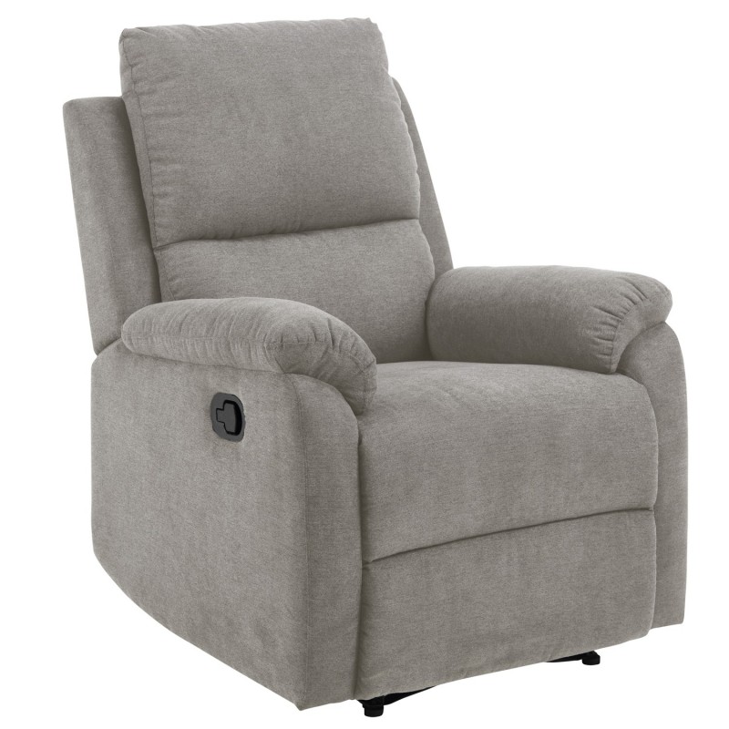 Tugitool SABIA recliner, helehall, 80x90xH101cm