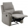 Armchair SABIA recliner, light grey