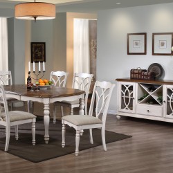 Dining set LILY table, 6 chairs