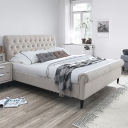 Bed LUCIA 160x200cm, beige