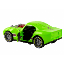 Car 1:14 Car Green Sports Sound Lights Vehicle