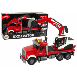 Truck With Excavator...