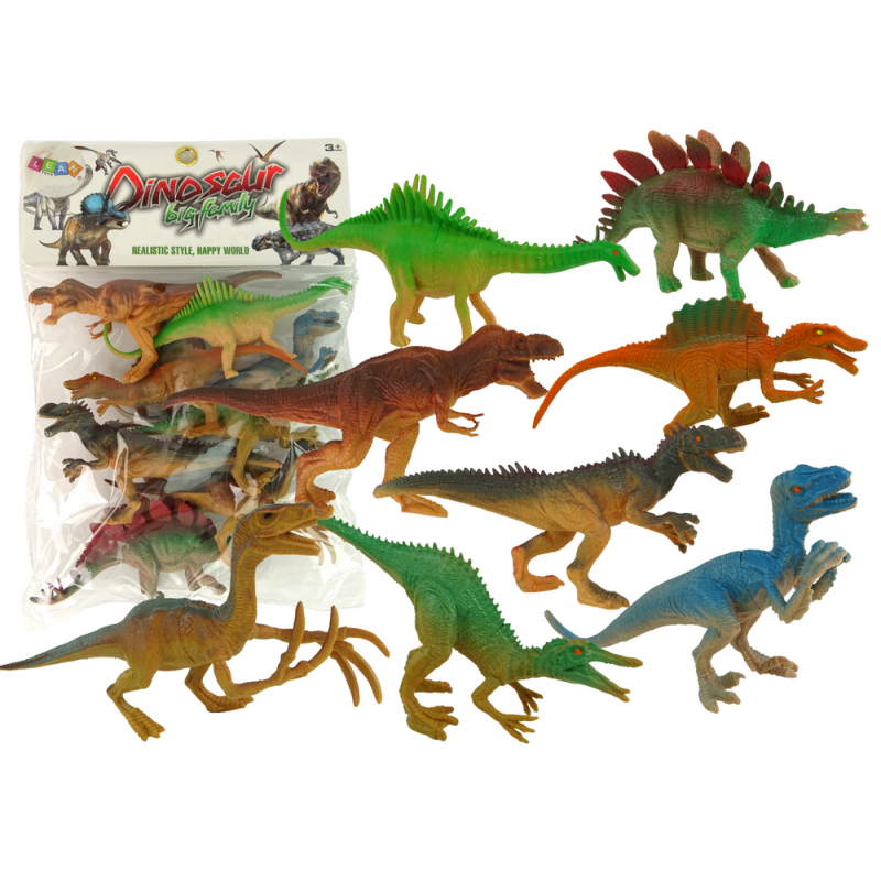 Dinosaurs Park Animals Figure Set 8 pcs.